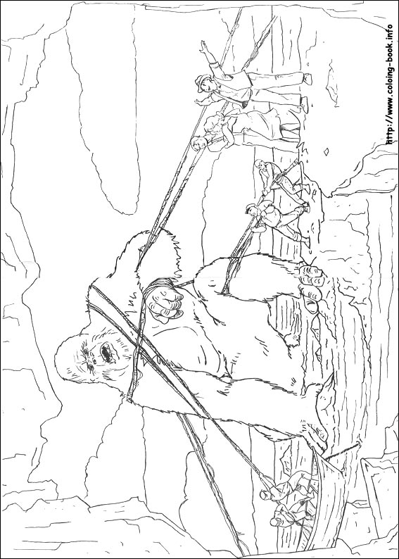 King Kong coloring picture